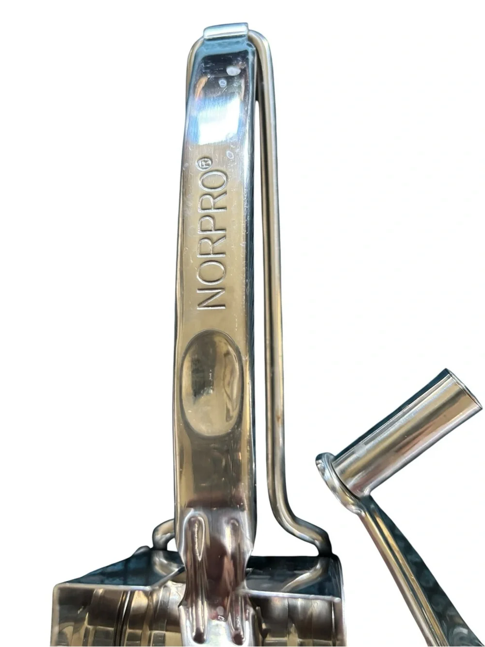Vintage NORPRO Stainless Steel 2 Drum Rotary Cheese Grater Hand Held